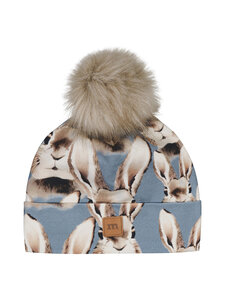 Metsola - Bunny cepure ar bumbuli - FROSTY BLUE | Stockmann