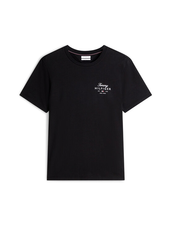 Tommy Hilfiger - Script Stack t-paita - BDS BLACK | Stockmann - photo 1