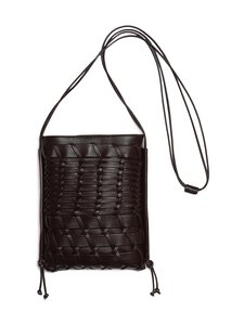 HEREU - Trena Flat Square Crossbody - DK BROWN | Stockmann