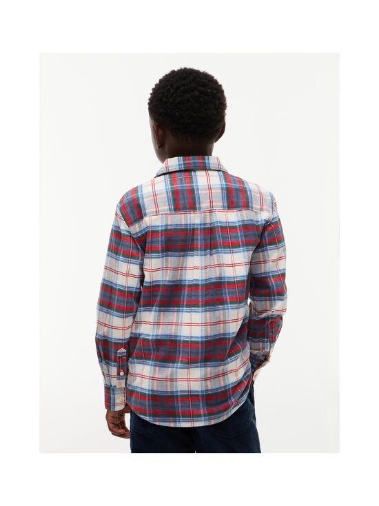 Tommy Hilfiger - Ruudullinen kauluspaita - 0MS BLUE CHECK | Stockmann - photo 3