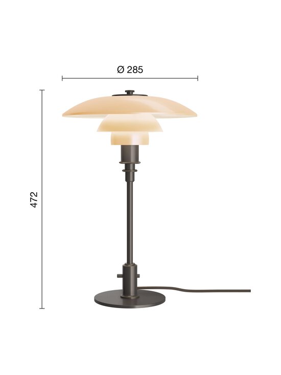 Louis Poulsen - PH 3/2 Dusty Terracotta -pöytävalaisin - DUSTY TERRACOTTA | Stockmann - photo 3