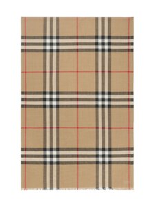 Burberry - Giant Check - villa-silkkihuivi 220 x 70 cm - A7026 ARCHIVE BEIGE | Stockmann