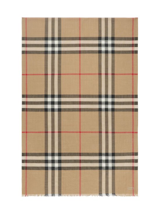 Burberry - Giant Check - villa-silkkihuivi 220 x 70 cm - A7026 ARCHIVE BEIGE | Stockmann - photo 1