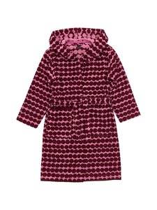 Marimekko - Räsymatto Hooded -kylpytakki - WINE RED, WILD ROSE | Stockmann