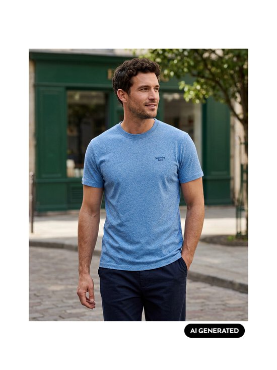 Superdry - Essential Serif Logo T-krekls - OLQ FRESH BLUE GRIT/BLUE | Stockmann - photo 2