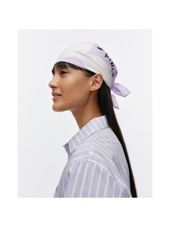 Marimekko - Sall Astrilli Unikko Kioski, 55 x 55 cm - 419 LILAC, OFF WHITE, BLACK - photo 3 Marimekko - Sall Astrilli Unikko Kioski, 55 x 55 cm - 419 LILAC, OFF WHITE, BLACK | Stockmann - photo 3