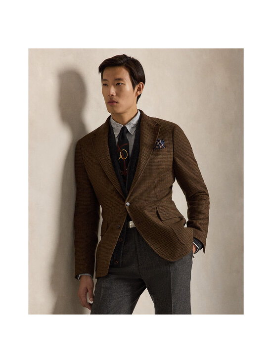 Polo Ralph Lauren - Woven Sport -bleiseri - 001 BROWN/OLIVE | Stockmann - photo 4