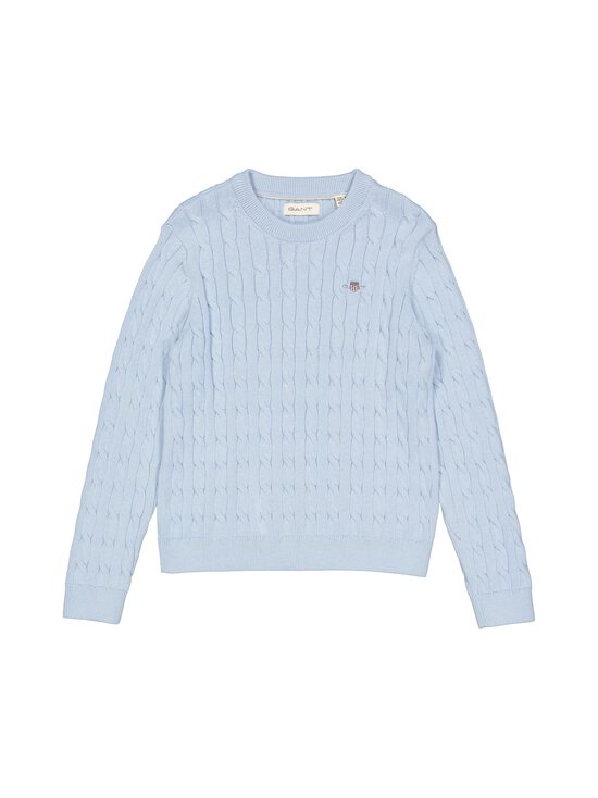 GANT - Unisex Shield -puuvillaneule - 457 FRESH BLUE - photo 1 GANT - Unisex Shield -puuvillaneule - 457 FRESH BLUE | Stockmann - photo 1