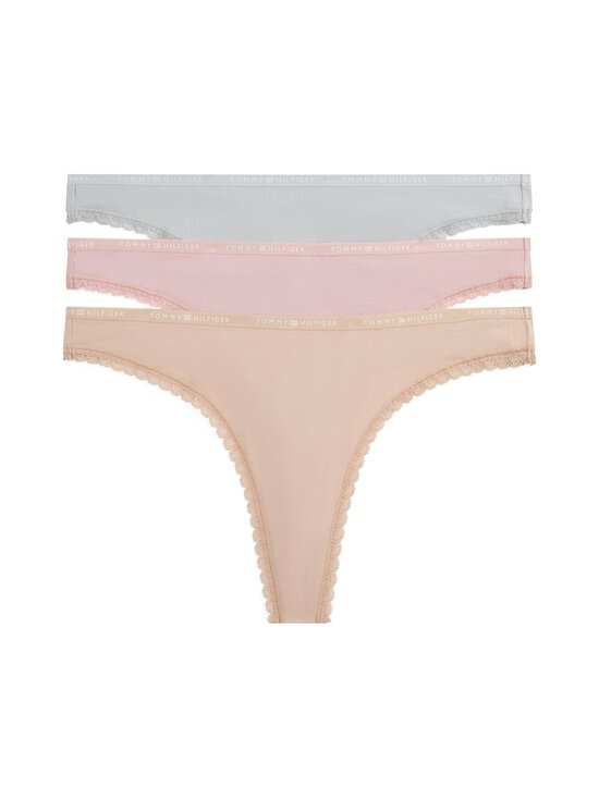 Lace Thong stringi 3 gab. iepakojumā