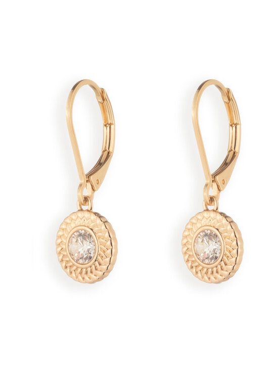 Lauren Ralph Lauren - Emellie Huggie With Zirconia Drop -korvakorut - GLD/ CRY | Stockmann - photo 1