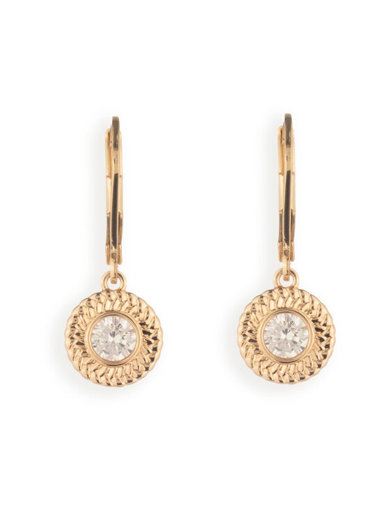 Lauren Ralph Lauren - Emellie Huggie With Zirconia Drop -korvakorut - GLD/ CRY | Stockmann - photo 2