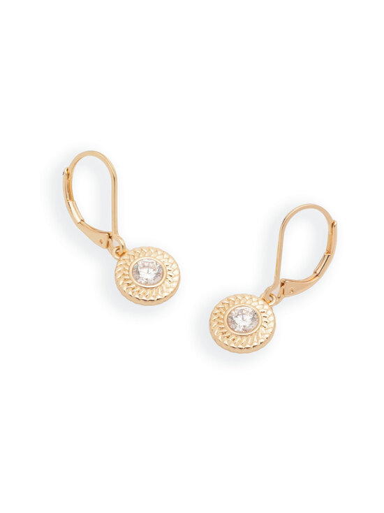 Lauren Ralph Lauren - Emellie Huggie With Zirconia Drop -korvakorut - GLD/ CRY | Stockmann - photo 3