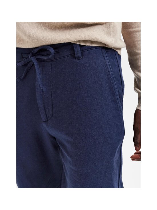 Selected - SlhSlimtape Brody -pellavasekoitehousut - DARK SAPPHIRE | Stockmann - photo 4