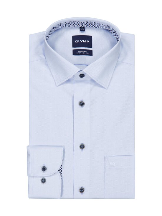 Olymp - Modern Fit Solid -kauluspaita - 11 BLEU | Stockmann - photo 1