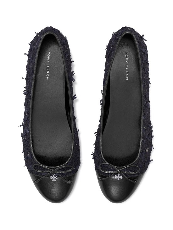 Tory Burch - Ballerinad Cap-Toe - MIDNIGHT NAVY / PERFECT BLACK | Stockmann - photo 2