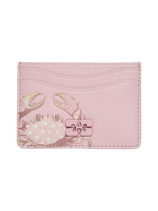 Ganni - Bou Cute Crabe Print -korttikotelo - PINK NECTAR | Stockmann