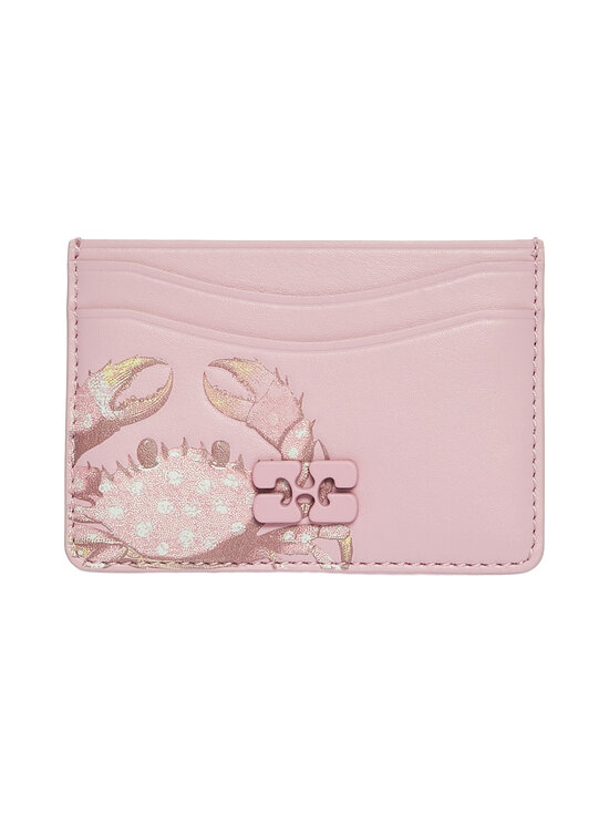 Ganni - Bou Cute Crabe Print -korttikotelo - PINK NECTAR | Stockmann - photo 1