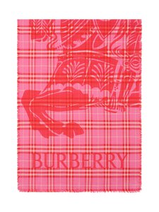 Burberry - Check-villasilkkihuivi - C5292 GLAZE PINK | Stockmann