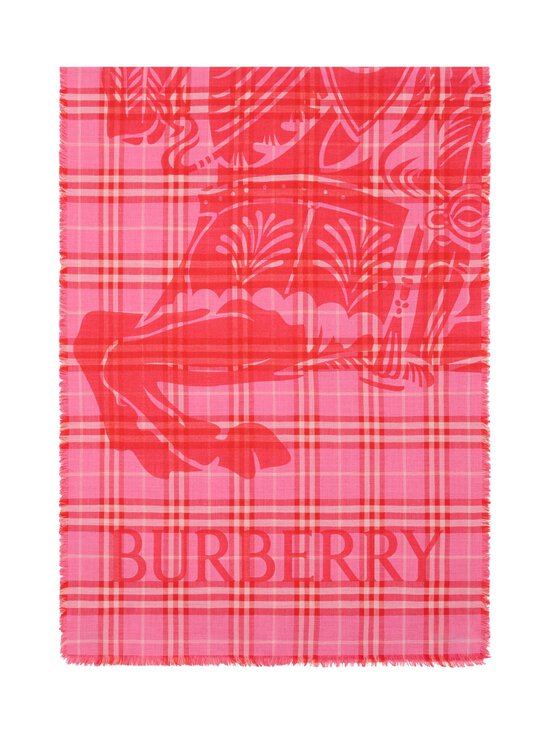 Burberry - Check-villasilkkihuivi - C5292 GLAZE PINK | Stockmann - photo 1