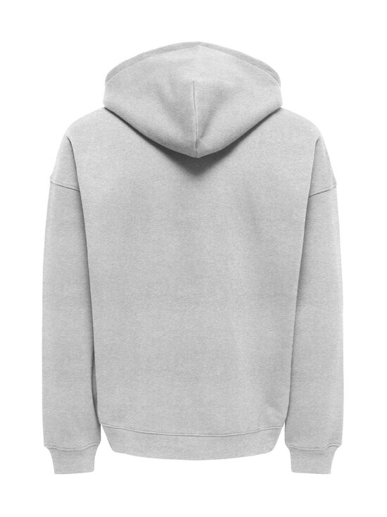 Only & Sons - Kapuutsiga dressipluus OnsCeres Oversized - SUPER LIGHT GREY MELANGE | Stockmann - photo 2