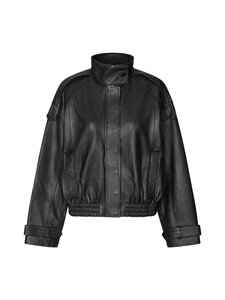 SECOND FEMALE - Aluka-nahkatakki - 8001 BLACK | Stockmann