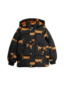 Mini Rodini - Dog Hooded -toppatakki - 99 BLACK | Stockmann