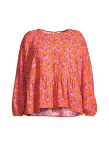 NOOM - Tytti krekls - ORANGE FLOWER PRINT | Stockmann