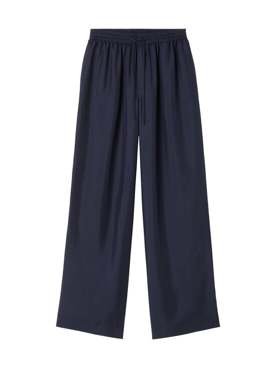 Róhe - Leveälahkeiset silkkihousut - 402_512 NIGHT | Stockmann - photo 1