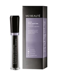M2 Beauté - Ripsmetušš Black Nano Mascara Nutrition & Natural Growth 6 ml | Stockmann