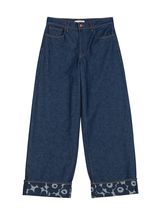 Marimekko - Teksapüksid Maridenim Loose Mini Unikko - 590 DARK INDIGO | Stockmann - photo 1