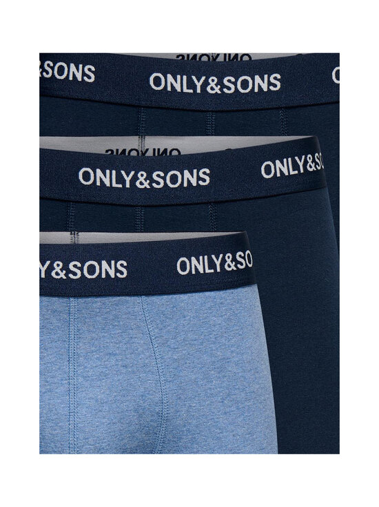 Only & Sons - OnsFiz Solid bokseršorti 3-gab. - MEDIUM BLUE MELANGE PACK:MBM - NIGHT SKY | Stockmann - photo 2