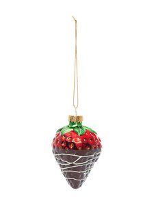 Casa Stockmann - Glass Strawberry Ziemassvētku rotājums - RED | Stockmann