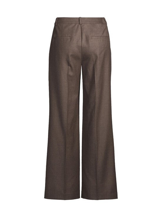 ESSENTIALS by Stockmann - Sheresa Wide leg -housut - BROWN MEL -4 | Stockmann - photo 2
