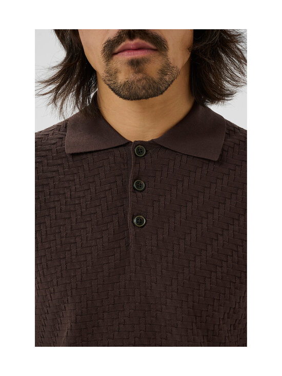 Matinique - MApolo Knit Heritage adīts polo krekls - 190912 CHOCOLATE BROWN | Stockmann - photo 5