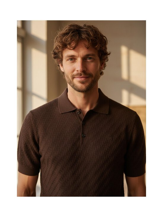 Matinique - MApolo Knit Heritage -pikeepaita - 190912 CHOCOLATE BROWN | Stockmann - photo 1