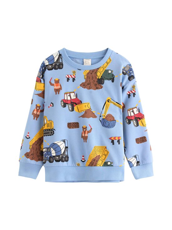 Lindex - Collegepaita harjatulla sisäpinnalla - 1141 BLUE | Stockmann - photo 1