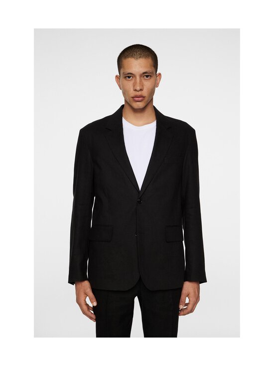 J.Lindeberg - Alban Super Linen -pellavableiseri - 9999 BLACK | Stockmann - photo 2