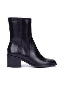 Wonders - Block Heel Round Toe Zipper -nahkanilkkurit - OREGONLUX NEGRO | Stockmann