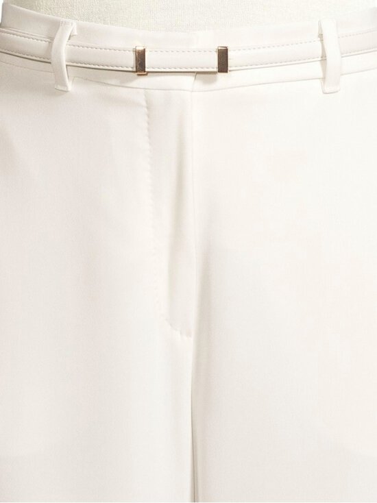 Max Mara Studio - Jez-leveälahkeiset housut - 008 CREME | Stockmann - photo 5