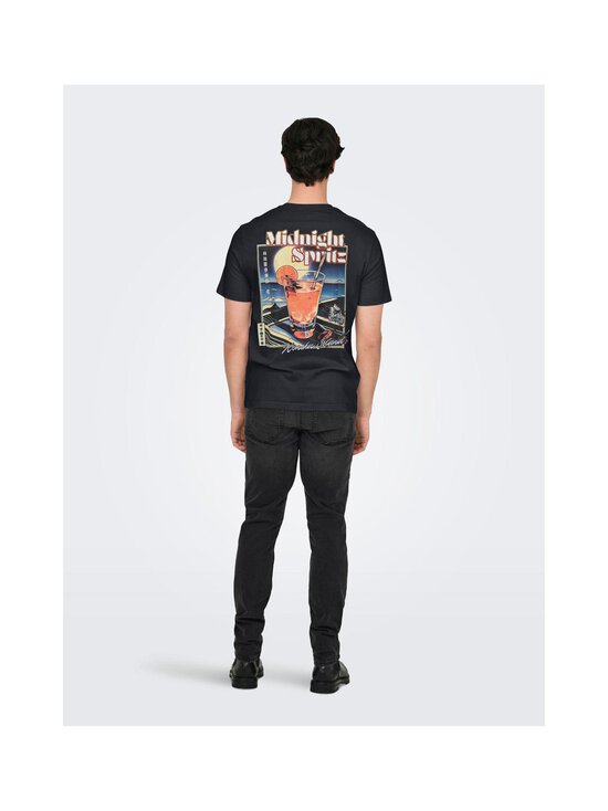 Only & Sons - OnsChris Life t-krekls - JET BLACK PRINT:MIDNIGHT SPRITZ JET - photo 4 Only & Sons - OnsChris Life t-krekls - JET BLACK PRINT:MIDNIGHT SPRITZ JET | Stockmann - photo 4