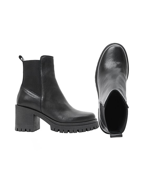 Ten Points - Ylva Chelsea Block Heel -nahkanilkkurit - 101 BLACK | Stockmann - photo 2