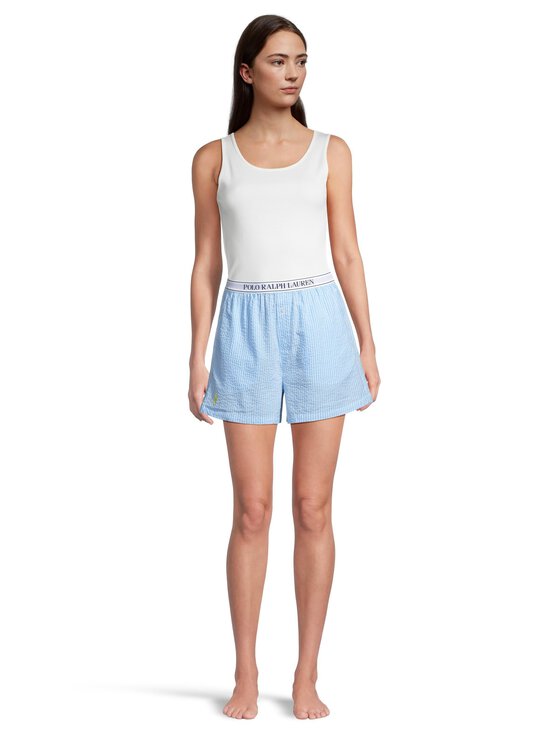 Polo Ralph Lauren - Seersucker Boxer Logo -pyjamashortsit - BALTIC SEA | Stockmann - photo 3