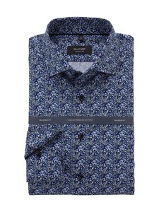 Olymp - Triiksärk Signature Tailored Fit Print - 14 NACHTBLAU | Stockmann