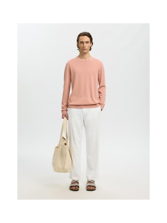 Selected - Brody Loose Linen Blend -housut - CLOUD DANCER | Stockmann - photo 2