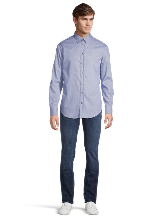 Emporio Armani - Classic Fit -kauluspaita - TE23247 F0036 FANCY WHITE/BLUE | Stockmann - photo 2