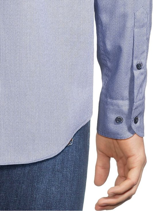 Emporio Armani - Classic Fit -kauluspaita - TE23247 F0036 FANCY WHITE/BLUE | Stockmann - photo 4