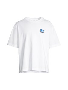 Maison Kitsuné - Gallery Fox Oversize t-paita - P100 WHITE | Stockmann