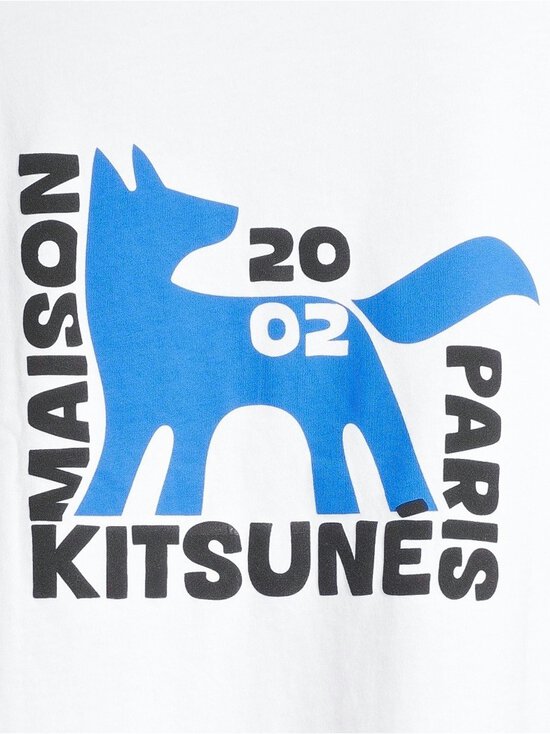 Maison Kitsuné - Gallery Fox Oversize t-paita - P100 WHITE | Stockmann - photo 4