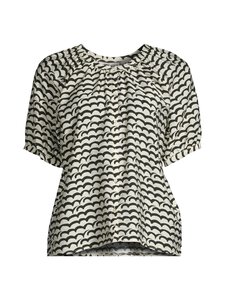 NOOM - Tinja-pusero - BLACK/OFFWHITE WAVE PRINT | Stockmann