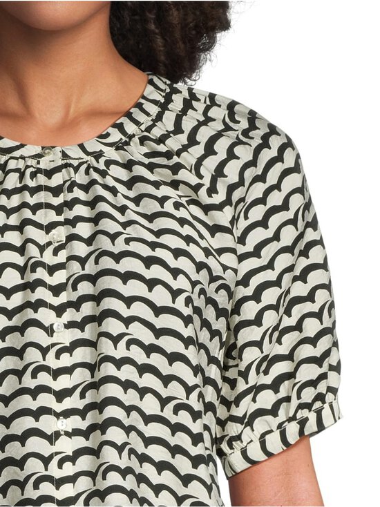 NOOM - Tinja-pusero - BLACK/OFFWHITE WAVE PRINT | Stockmann - photo 4